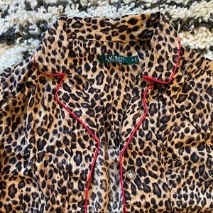 Ralph Lauren Leopard Pajama Set